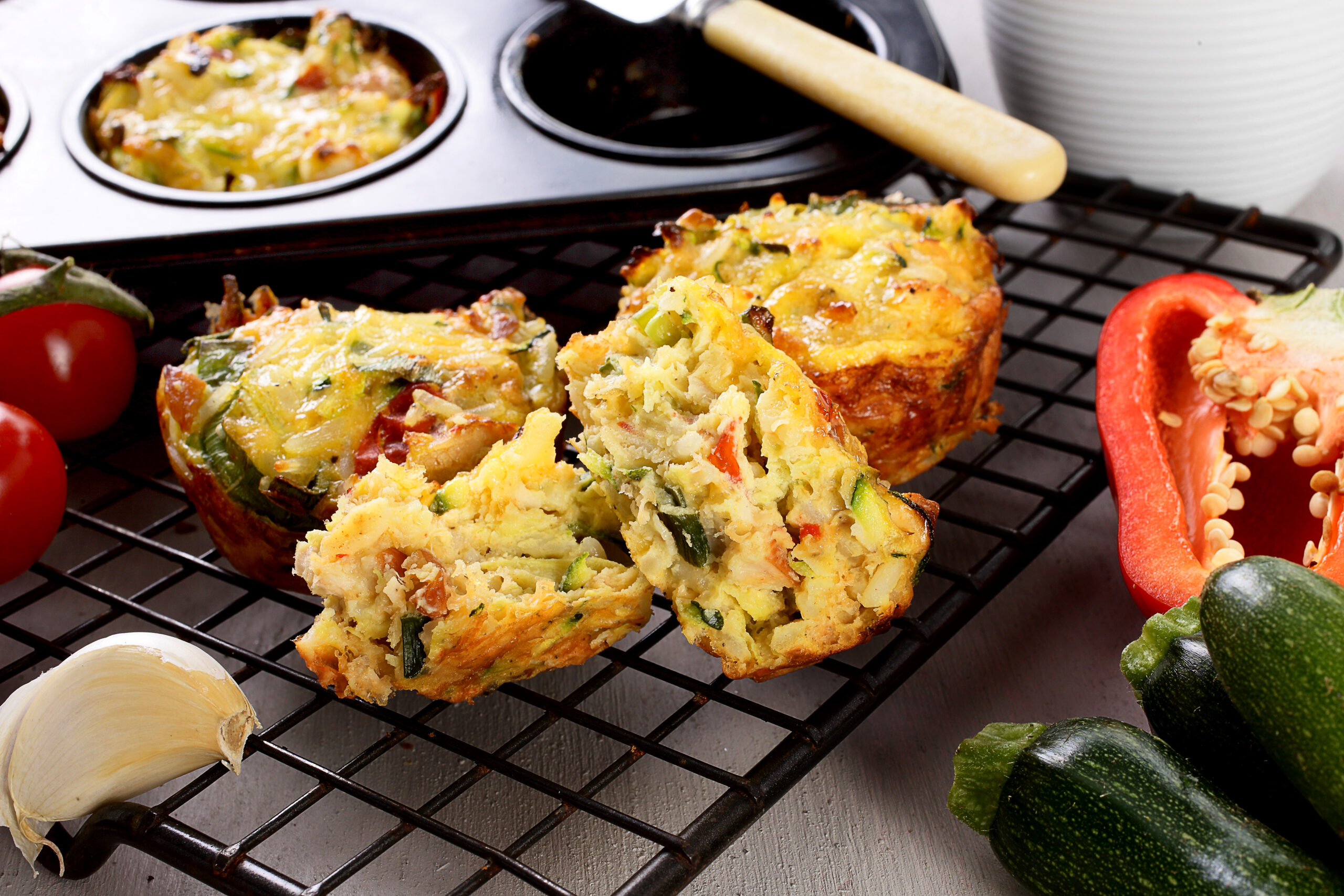 Savoury Breakfast Muffins (GF) - Golden Delight 