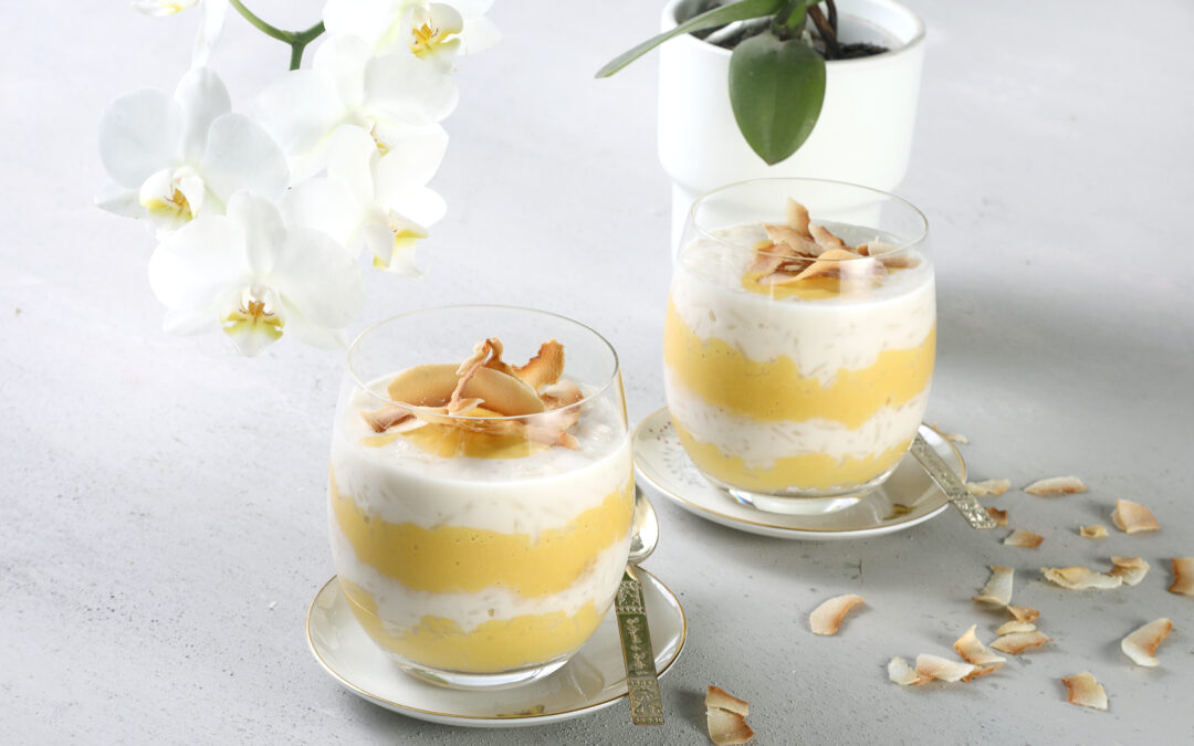 Coconut Mango Rice Parfait
